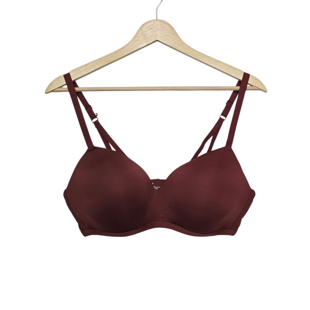 Kindly Yours Women Brown Burgundy‎ Wirefree T-Shirt Bra 38C Style 40003